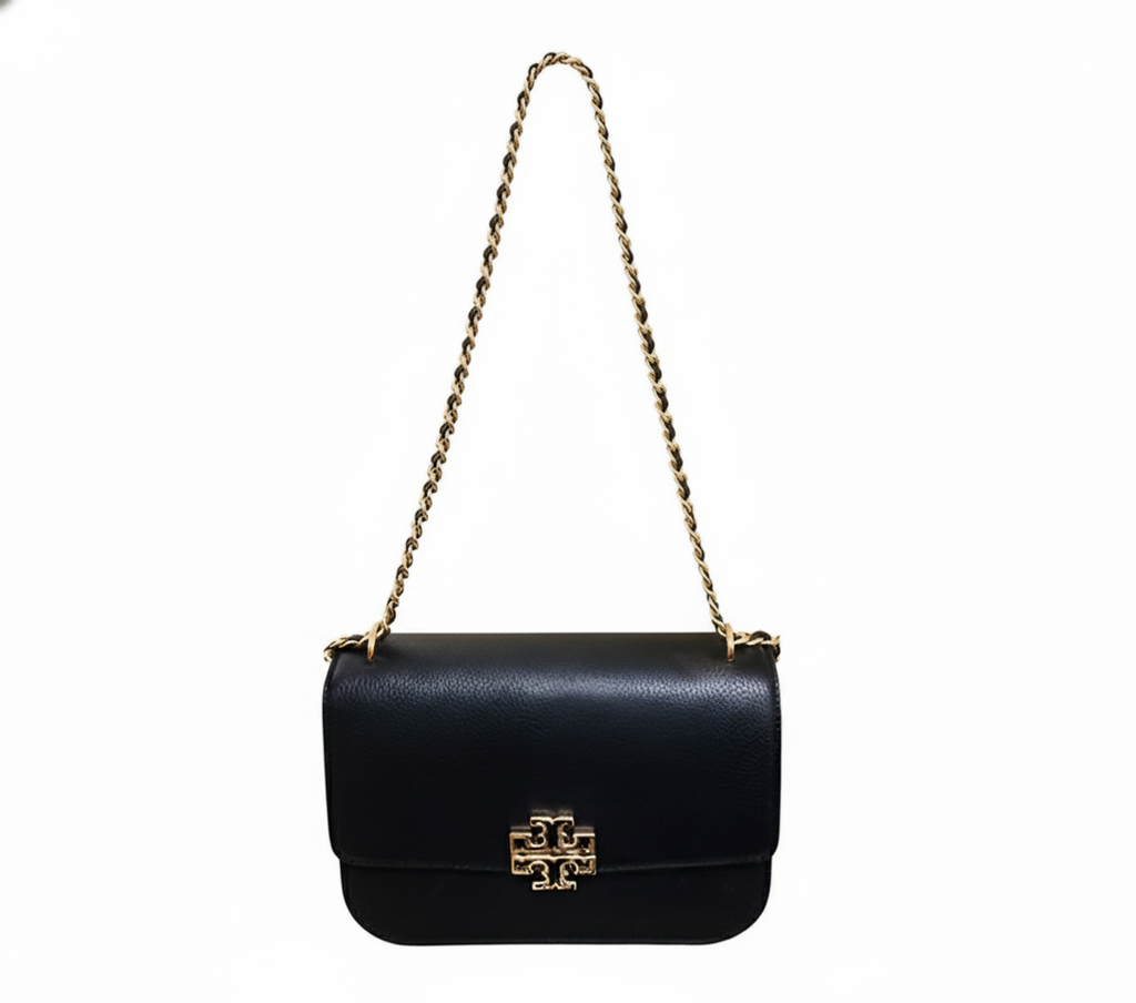 NWT Tory Burch Britten Small Adjustable Leather Shoulder/ Crossbody Bag