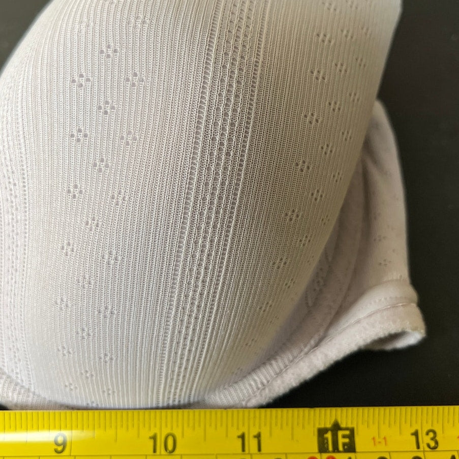 Victoria Secret White Underwire 36DD Bra Stripped