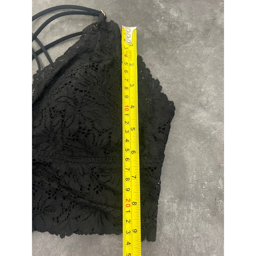 Victoria Secret Pink Size Large Black Lace Intimate Bra