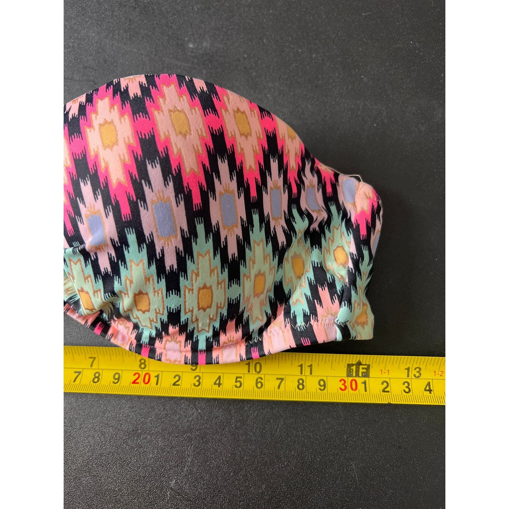 Victoria's Secret Women's Strapless Aztec Tribal Patterned Bikini Top 34C EUC