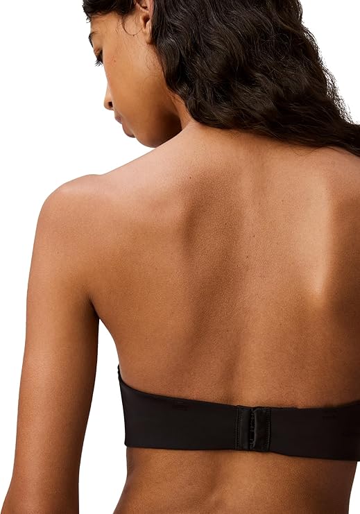 CALVIN KLEIN Perfectly Fit Strapless Convertible Push-Up Bra BLACK 38B