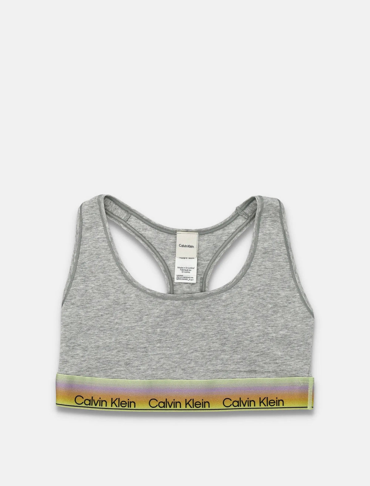 Calvin Klein multicolor logo band bralette