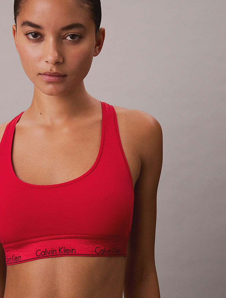 Calvin Klein | Icon Cotton Modal Unlined Bralette | Adrenaline Rush
