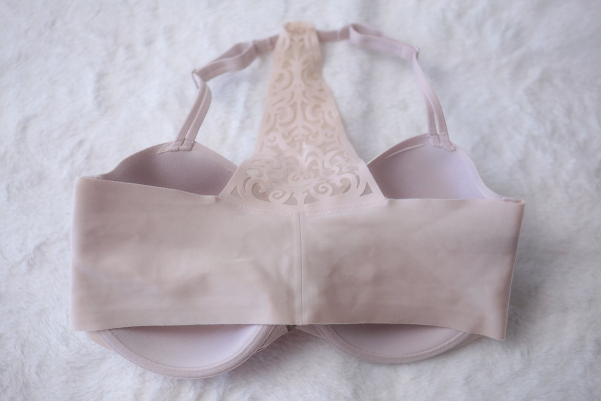 Victoria's Secret 34DDD Front Closure Racerback Demi T-shirt Bra Pink