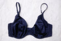 Victoria's Secret 34DD Biofit Unlined Full Coverage Underwire Bra Dark Blue