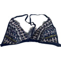 Victoria's Secret Body by Victoria Brallete XL Blue Floral Lace
