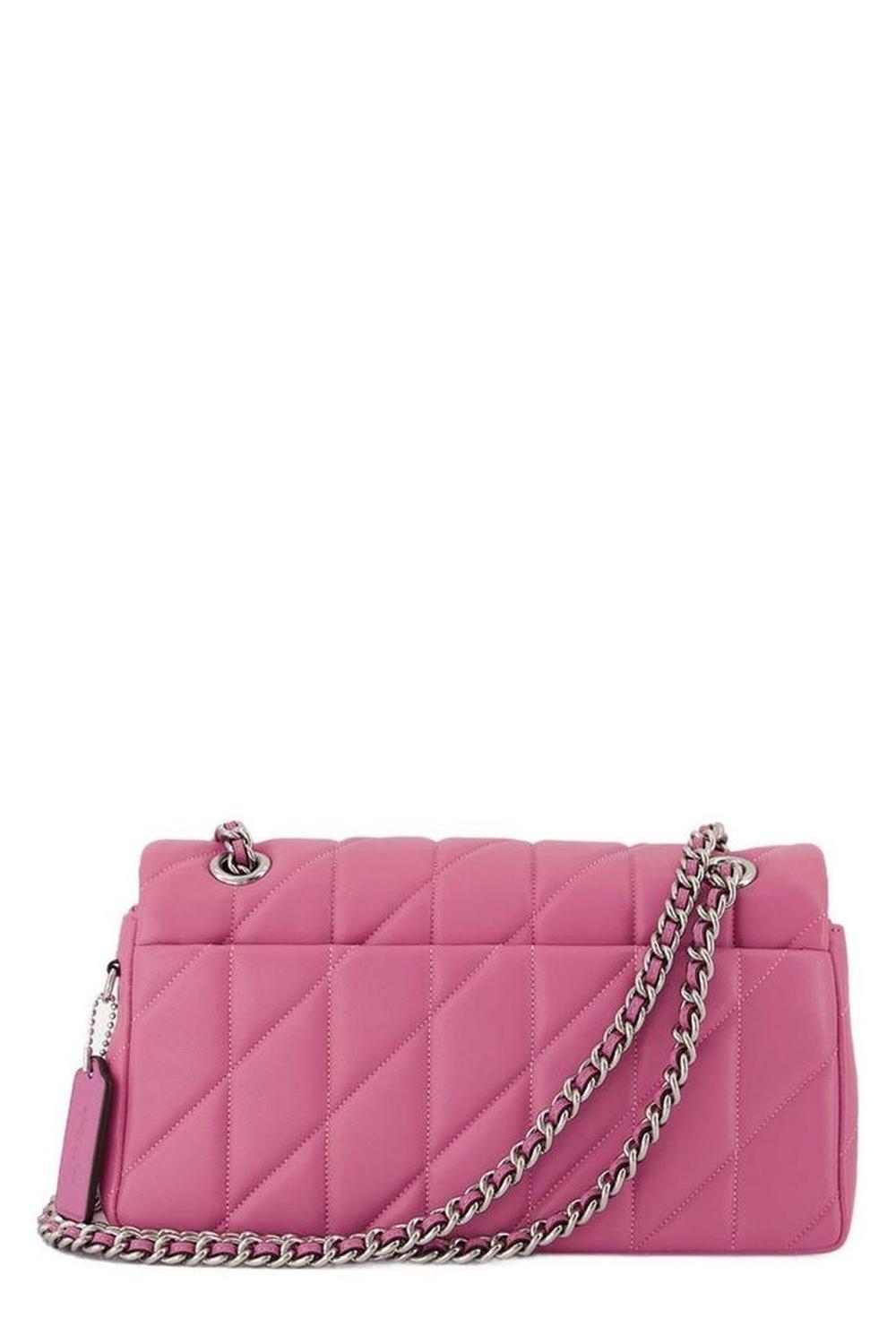 Coach Tabby 26 Logo Plaque Quilted Crossbody Bag