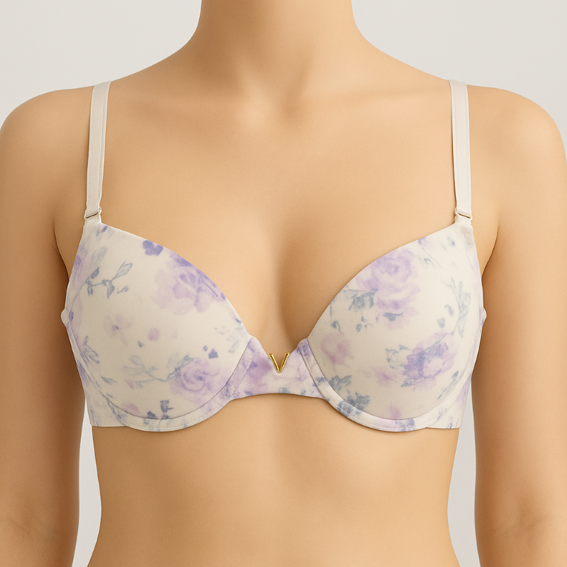 Victoria's Secret Love Cloud Demi Floral Underwire Bra - 34B