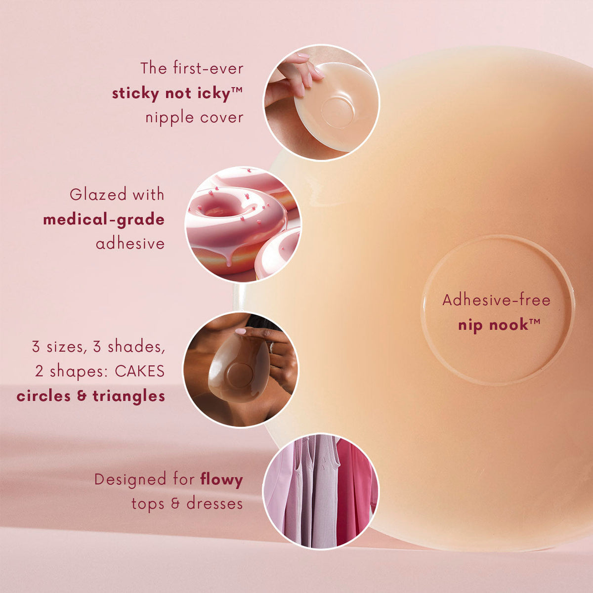 Sticky CAKES™ circles
