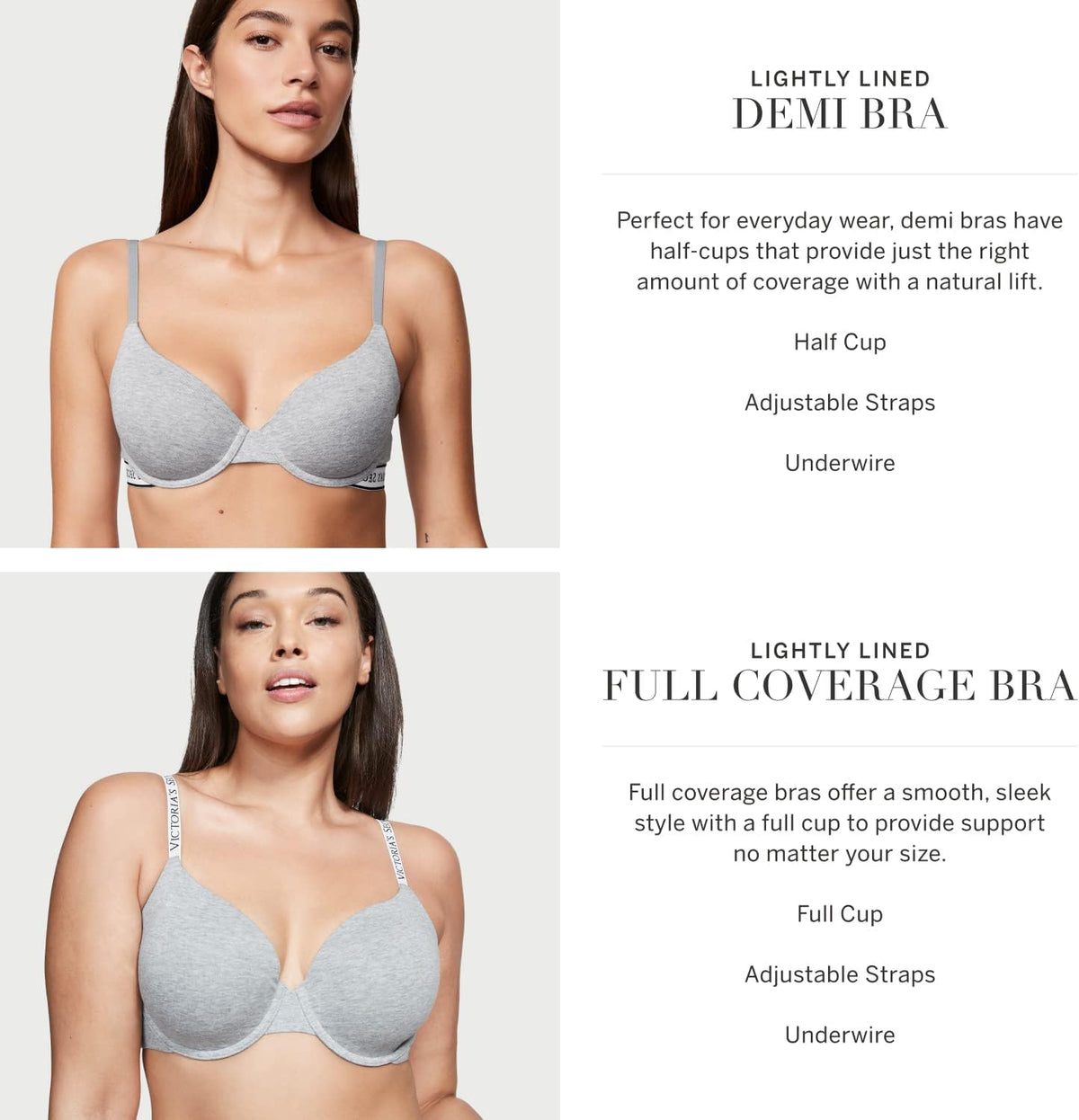 Victoria's Secret Women's Lightly Lined T-Shirt Bra, Bras for Women (32A-38DDD)